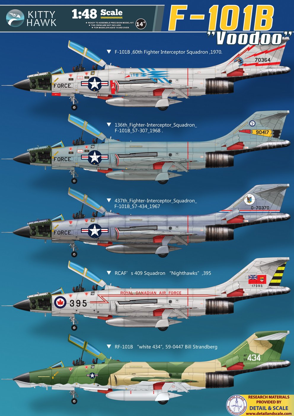 1/48 F-101B 巫毒战斗机