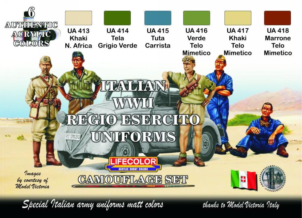 二战意大利皇家陆军制服套装色
