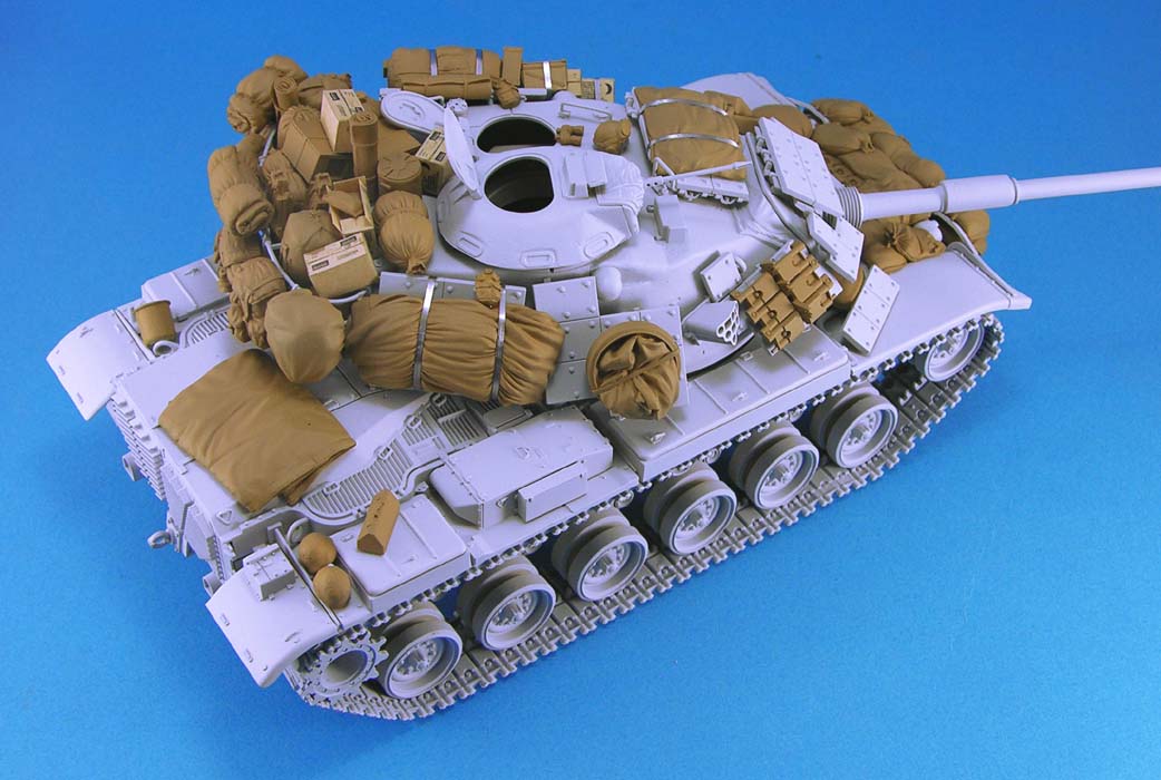 1/35 现代美国 M60A1 巴顿主战坦克堆积物