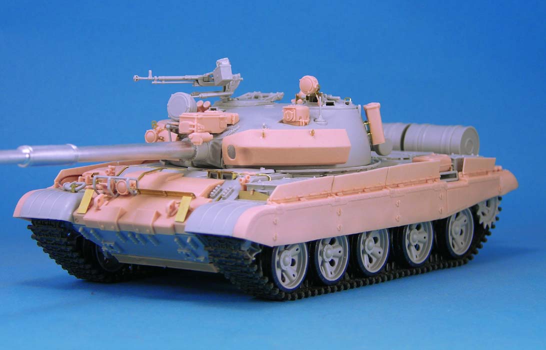1/35 现代苏联 T-62M 主战坦克改造件(配小号手)