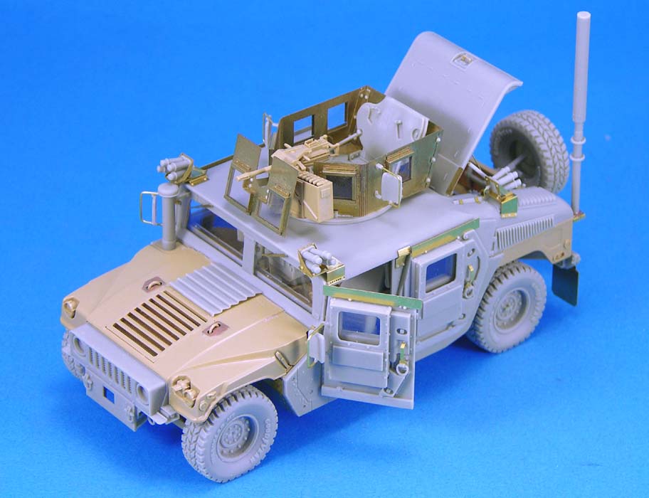 1/35 现代美国 M1114 Frag5 悍马装甲车增强型改造件(配田宫)