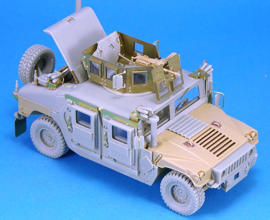 1/35 现代美国 M1114 Frag5 悍马装甲车增强型改造件(配田宫)