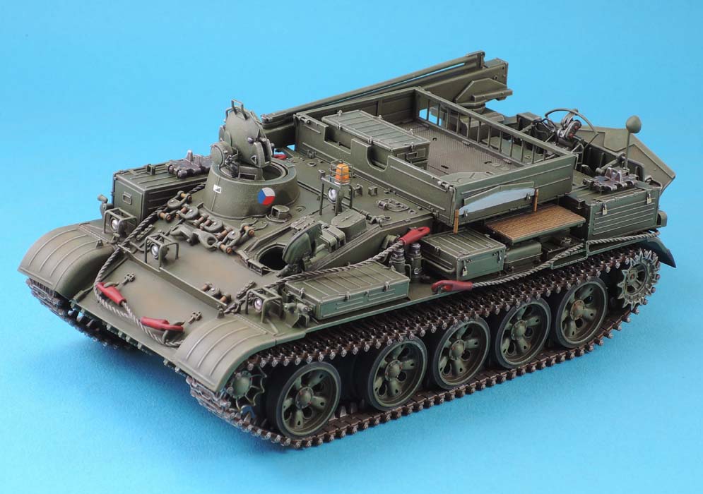 1/35 现代苏联 VT-55AM 维修工程坦克改造件(配田宫T-55)