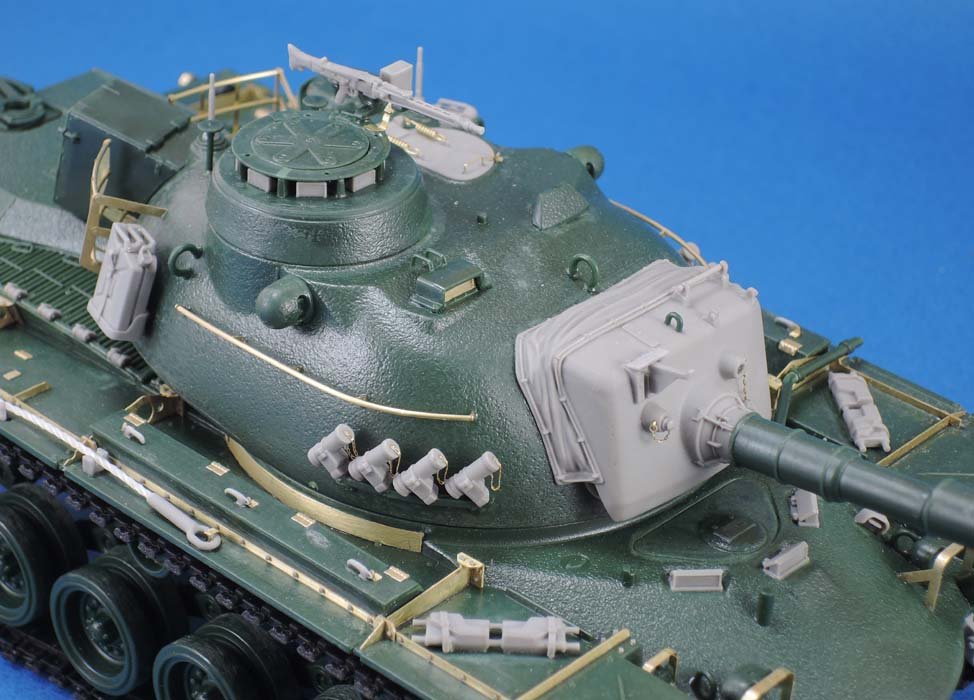 1/35 现代德国 M48AGA2 巴顿主战坦克细节改造件(配利华03236)