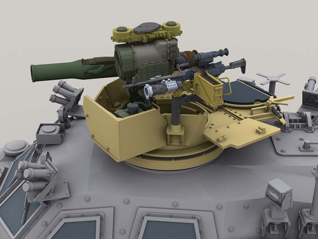 1/35 陶式反坦克导弹武器站(配反地雷伏击车)