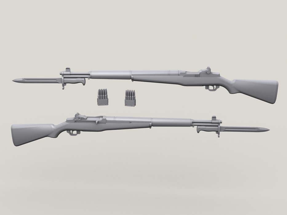 1/35 M1 加兰德步枪刺刀型