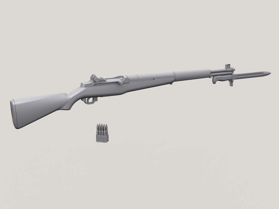 1/35 M1 加兰德步枪刺刀型