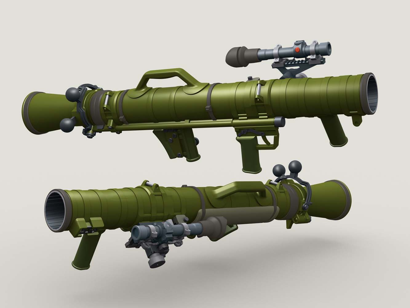 1/35 M3 卡尔古斯塔夫无后坐力火箭炮(4个)