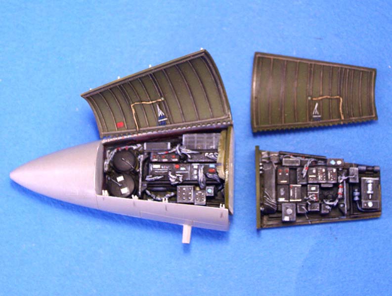 1/48 F-101 巫毒战斗机航电舱改造件(配摩根)