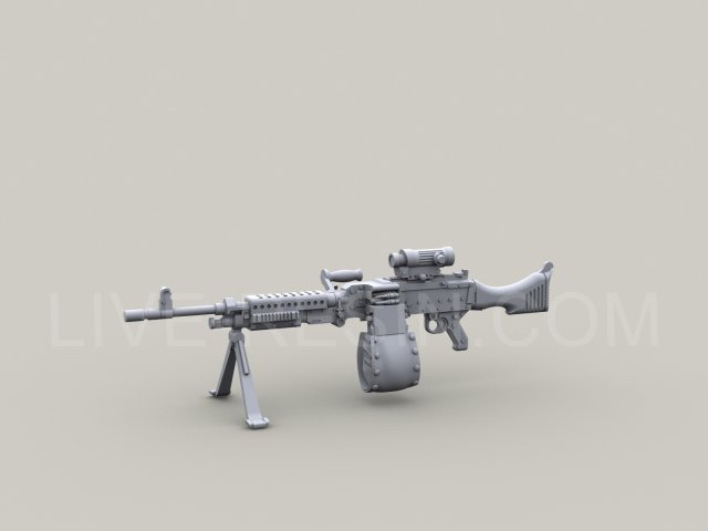 1/35 现代美国 M240B 班用自动武器(2)