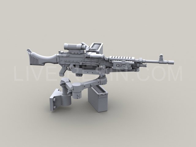 1/35 现代美国 M240B/M249 班用自动武器(5)