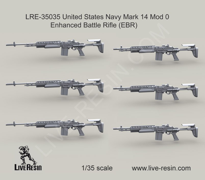 1/35 现代美国海军 Mark 14 Mod 0 增强型作战步枪