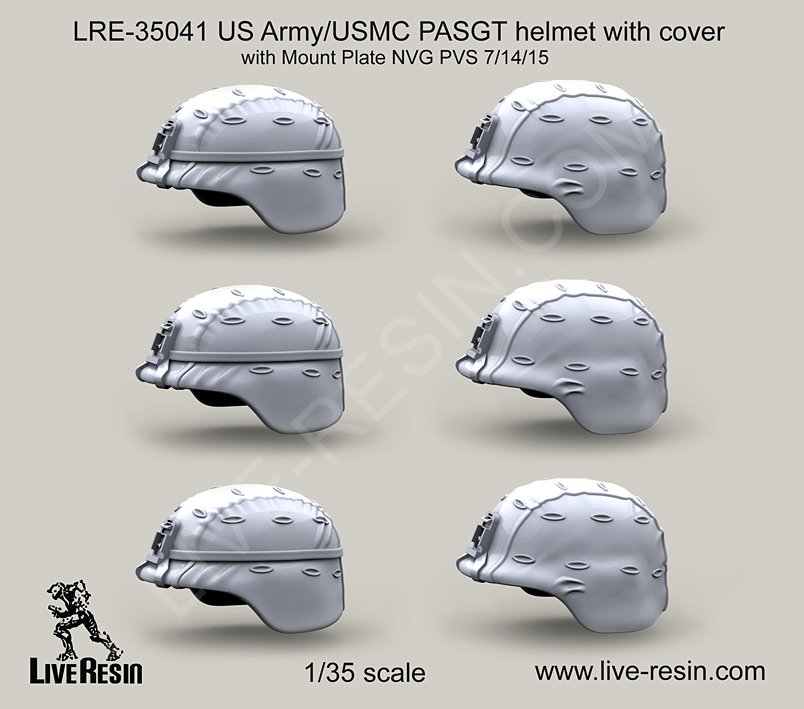 1/35 现代美国 PASGT 军用头盔(2)