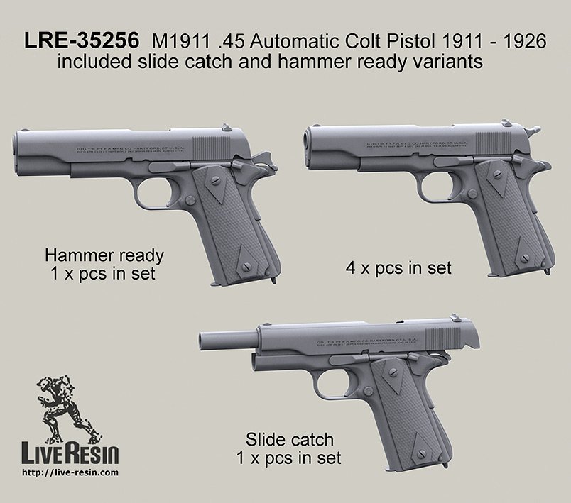 1/35 M1911A1 Cal.45 柯尔特手枪(1911-1926年)