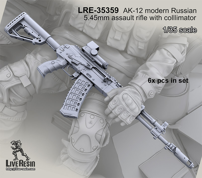 1/35 现代俄罗斯 AK-12 5.45mm 突击步枪 - 点击图像关闭