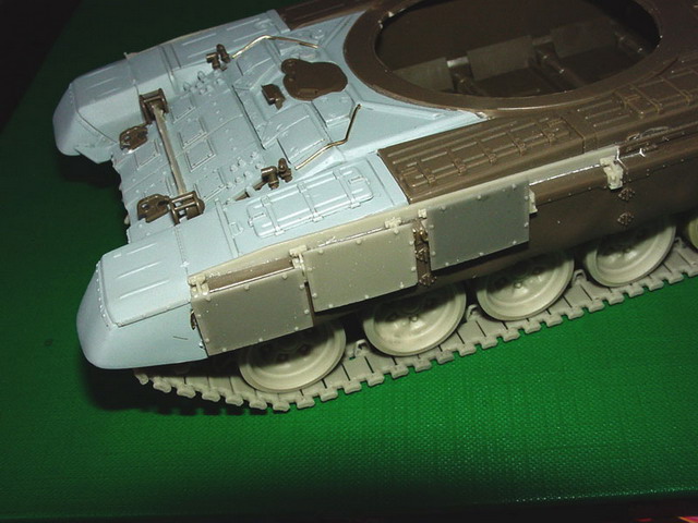 1/35 T-90 主战坦克车体改造件(配田宫T-72)