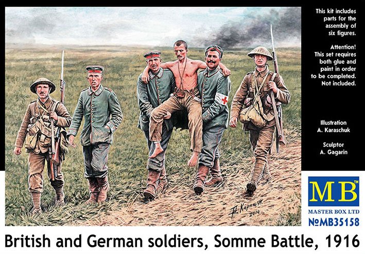 1/35 一战英国与德国步兵"索姆河战役1916年"