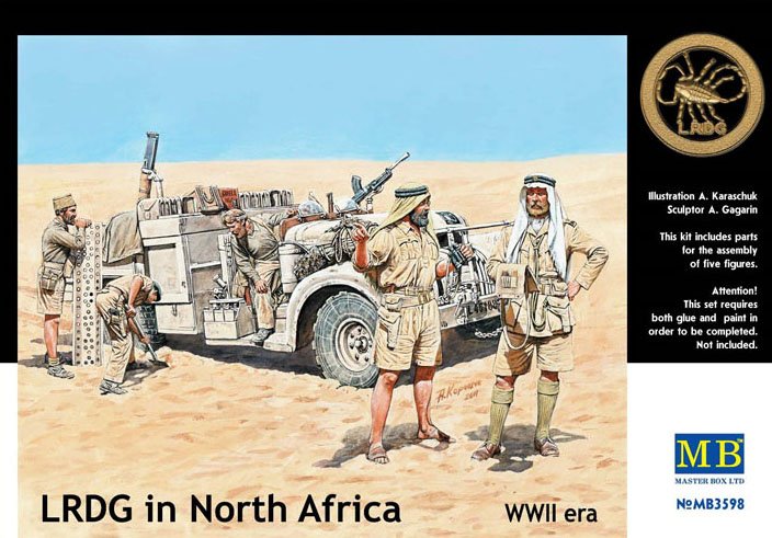 1/35 二战英国侦察突击队"北非战线"