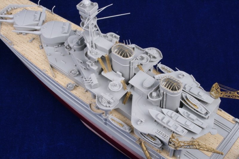 1/350 二战英国反击号战列巡洋舰木甲板改造件(配小号手)