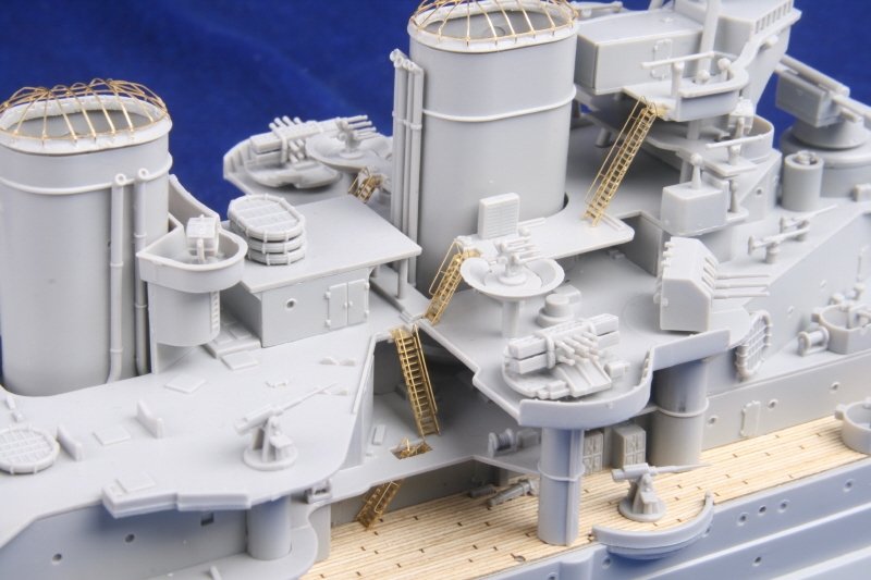 1/350 二战英国反击号战列巡洋舰木甲板改造件(配小号手)
