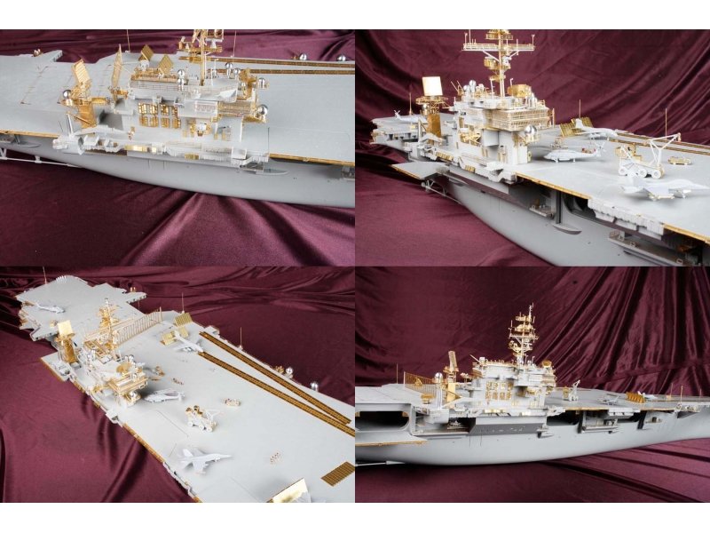 1/350 现代美国 CV-63 小鹰号航空母舰改造蚀刻豪华套装(配小号手)