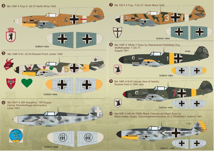 1/48 Bf109F-4 梅塞施米特战斗机(2)