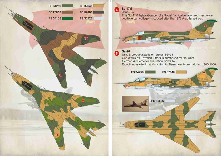 1/72 Su-17 Su-20 Su-22 装配匠战斗轰炸机