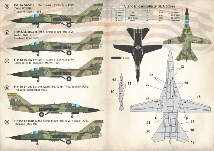 1/72 F-111A 土豚战斗轰炸机