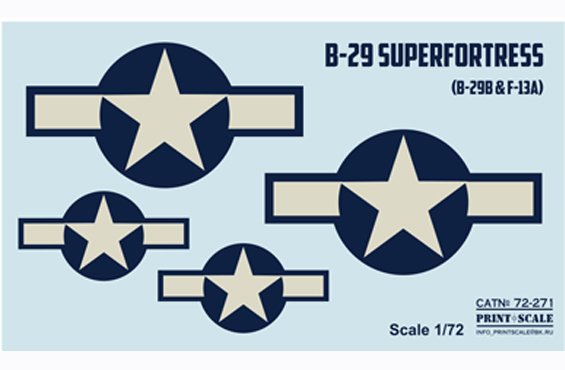 1/72 B-29 超级堡垒重型轰炸机(B-29B, F-13A)
