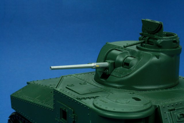 1/35 M3 李中型坦克 75mm L/40, US 37mm 金属炮管