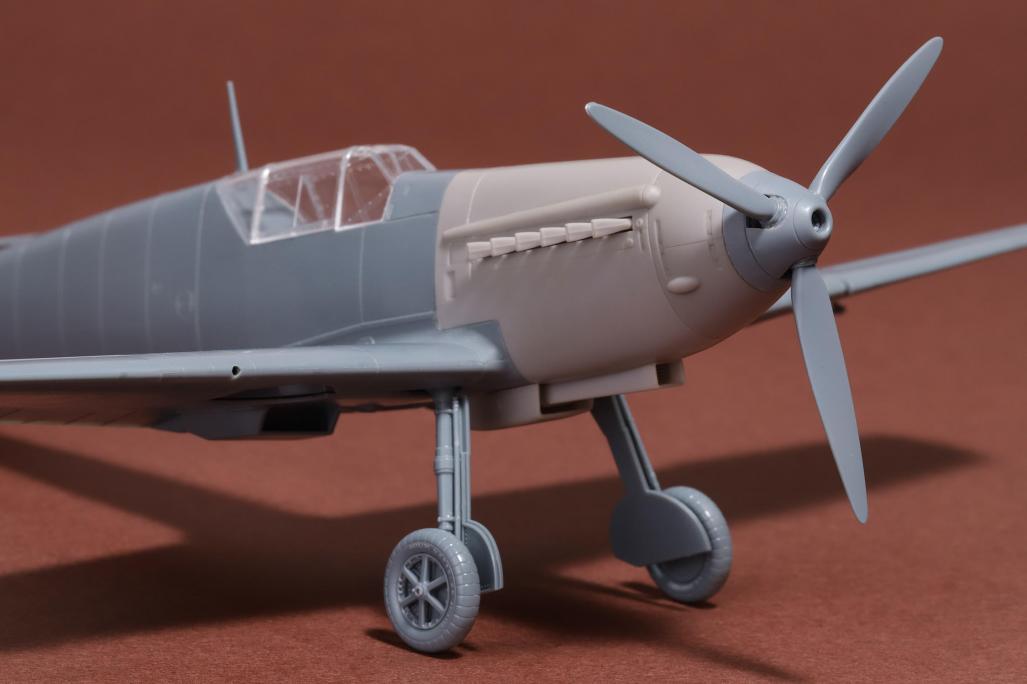 1/48 Me109E 飞行试验型战斗机改造件(配牛魔王)