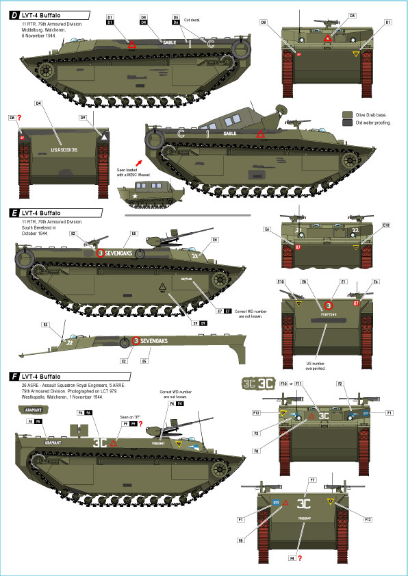 1/72 二战英国 LVT-4 水牛两栖装甲车"荷兰战线1944-45年"