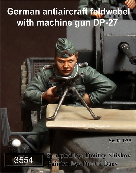 1/35 二战德国防空军士(配DP-27机枪)