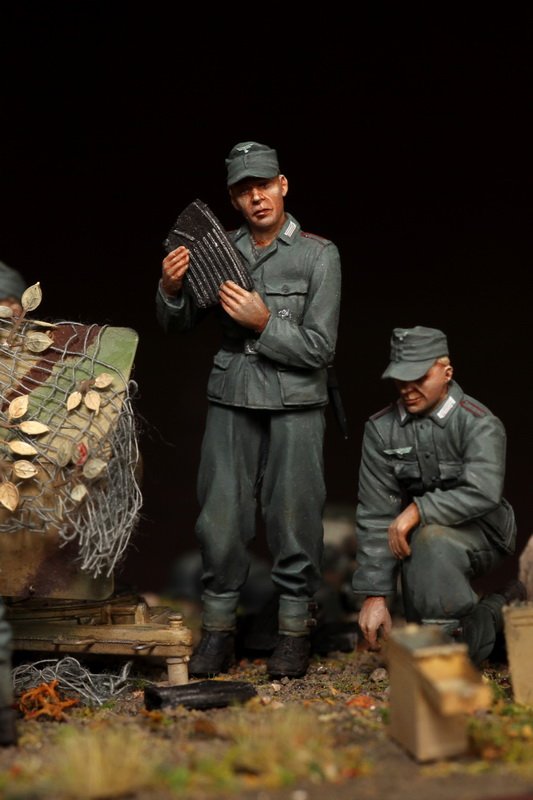 1/35 二战德国防空炮兵小队1944-45年(5人)