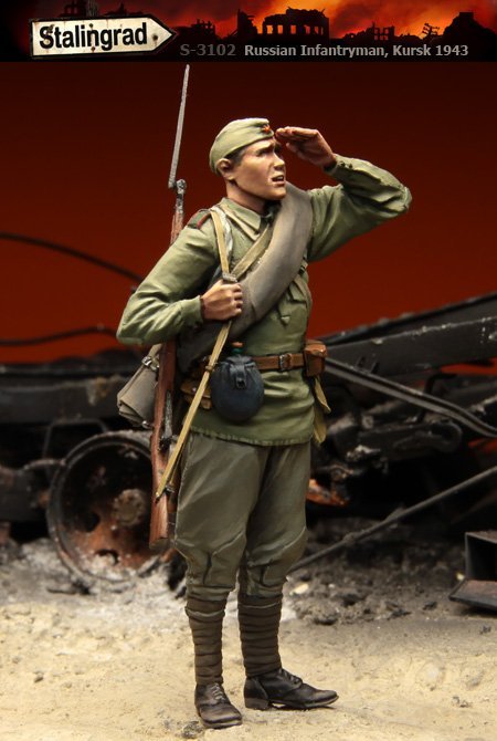 1/35 二战俄罗斯步兵"库雷克1943年"(2)
