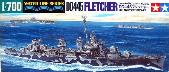 1/700 二战美国 DD-445 弗莱彻号驱逐舰 - 点击图像关闭