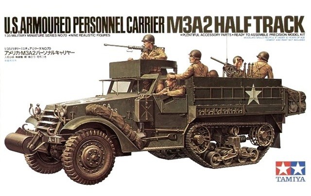 1/35 二战美国 M3A2 半履带运兵车