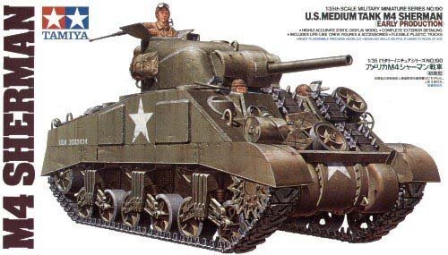1/35 二战美国 M4 谢尔曼中型坦克初期型
