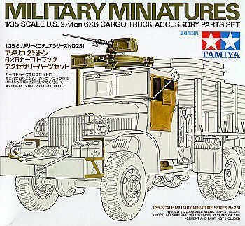 1/35 二战美国2.5吨六轮军用卡车配件