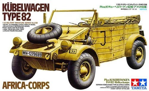1/35 二战德国 Pkw.K1 82型军事人员乘用车"非洲军团"