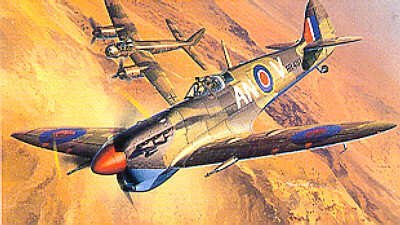 1/48 二战英国喷火战斗机Mk.Vb Trop型