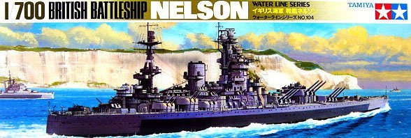1/700 二战英国纳尔逊号战列舰 - 点击图像关闭