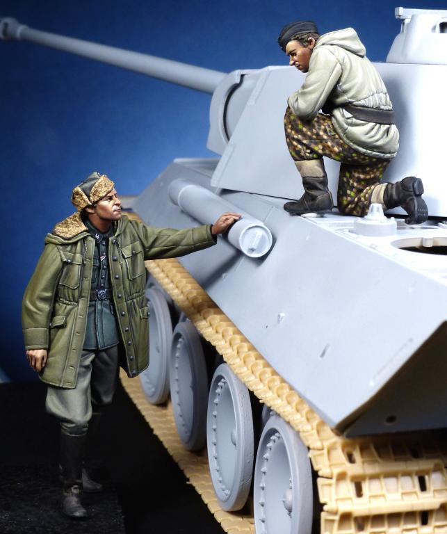 1/35 二战德国坦克指挥官与武装党卫军军官