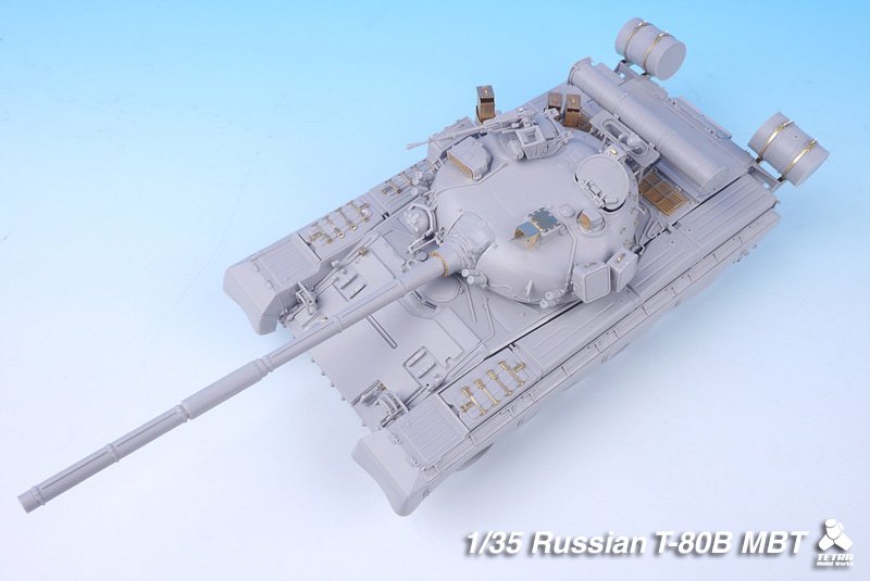 1/35 现代俄罗斯 T-80B 主战坦克改造蚀刻片(配小号手)