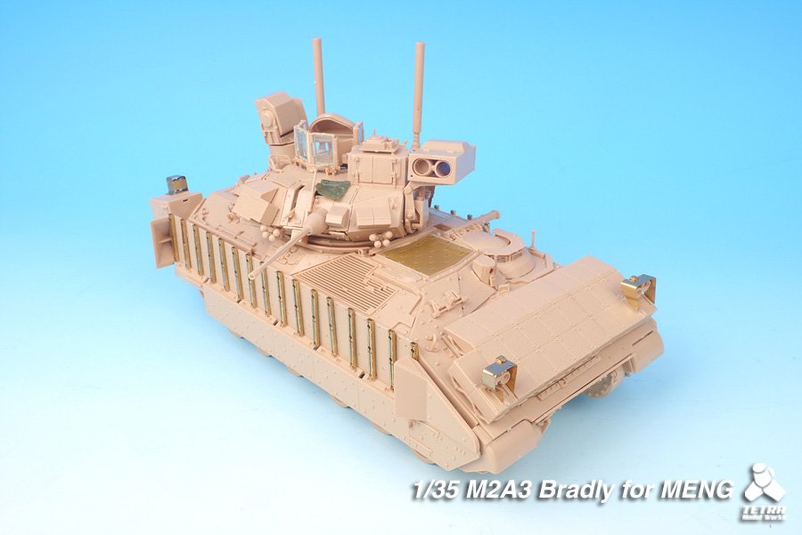 1/35 现代美国 M2A3 布雷德利步兵战车改造蚀刻片(配Meng Model)