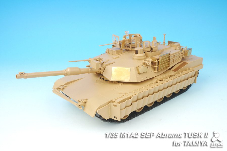 1/35 现代美国 M1A2 SEP TUSK II 艾布拉姆斯主战坦克改造蚀刻片(配田宫)