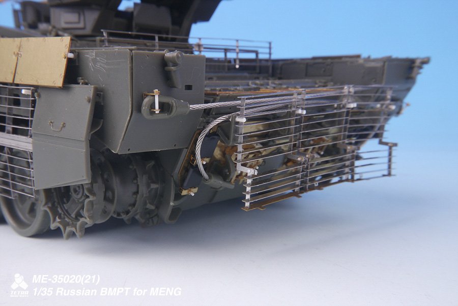 1/35 现代俄罗斯 BMPT 终结者火力支援战车改造蚀刻片(配Meng Model)