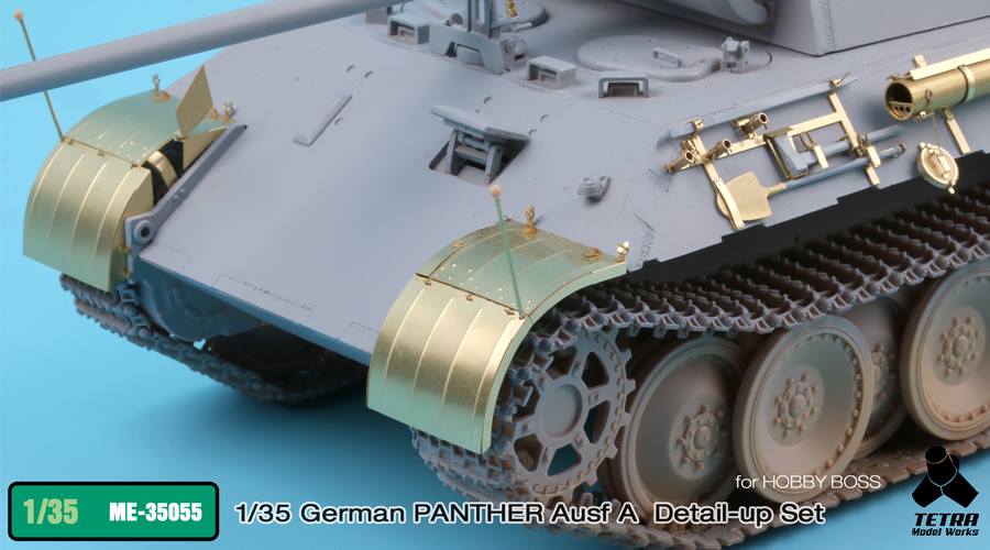 1/35 二战德国豹式中型坦克A型改造蚀刻片(配Hobby Boss)