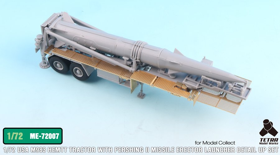 1/72 现代美国 M983 潘兴2战术对地弹道导弹发射车改造蚀刻片(配搜模阁)