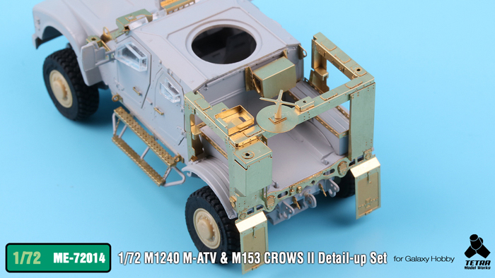 1/72 M1240 M-ATV & M153 防地雷反伏击车改造蚀刻片(配Galaxy Hobby)